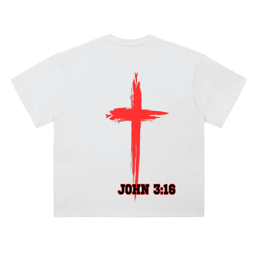 Heavyweight Drop Shoulder Cotton T-Shirt GODS ARMY